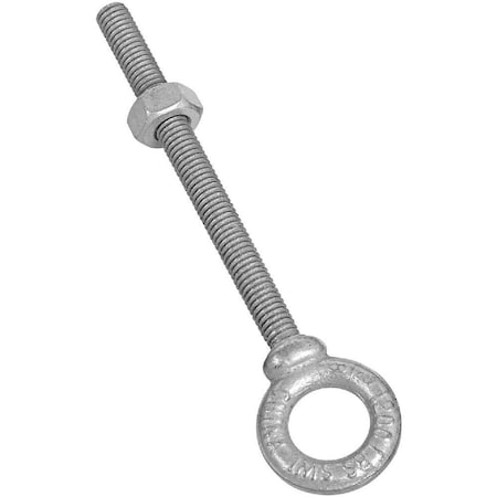 National 3/8 In. x 4-1/2 In. Galvanized Eye Bolt N245134